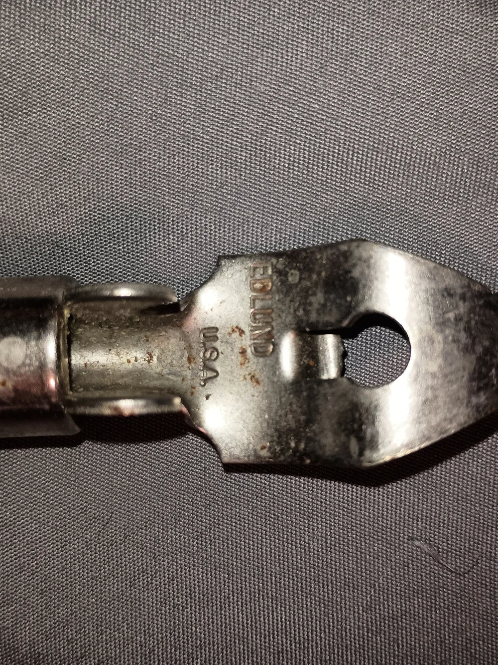 Wood Handle Edlund Can Opener with Metal Head